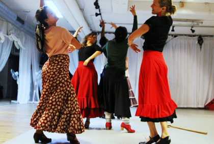 Flamenco fitness och teknik
